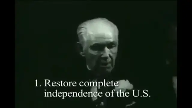 GLOBALIST ELITE NWO COMMUNIST TAKEOVER OF THE USA [1958/1974] - ROBERT W. WELCH JR. (VIDEO)