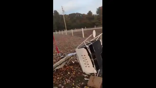 Another Satelloon comes crashing down on a farm in Michigan????️????