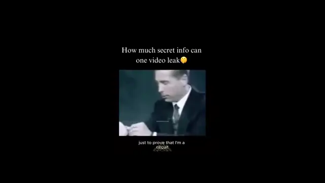 How much secret info can one video leak?
